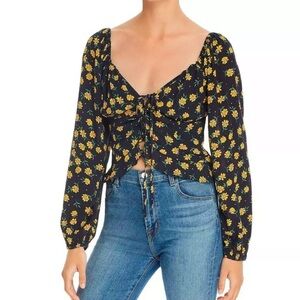 Floral boho top